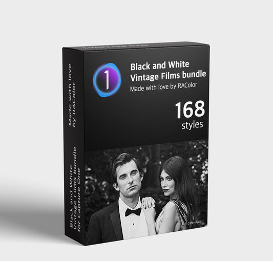 Black and White and Monochrome Films bundle (168 styles)