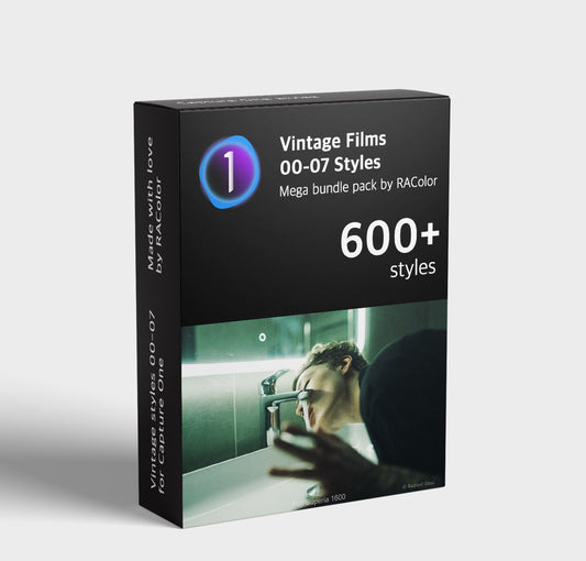 VSCO-Stile für Capture One Vollversion (Filme 00–07 enthalten über 600 Stile)
